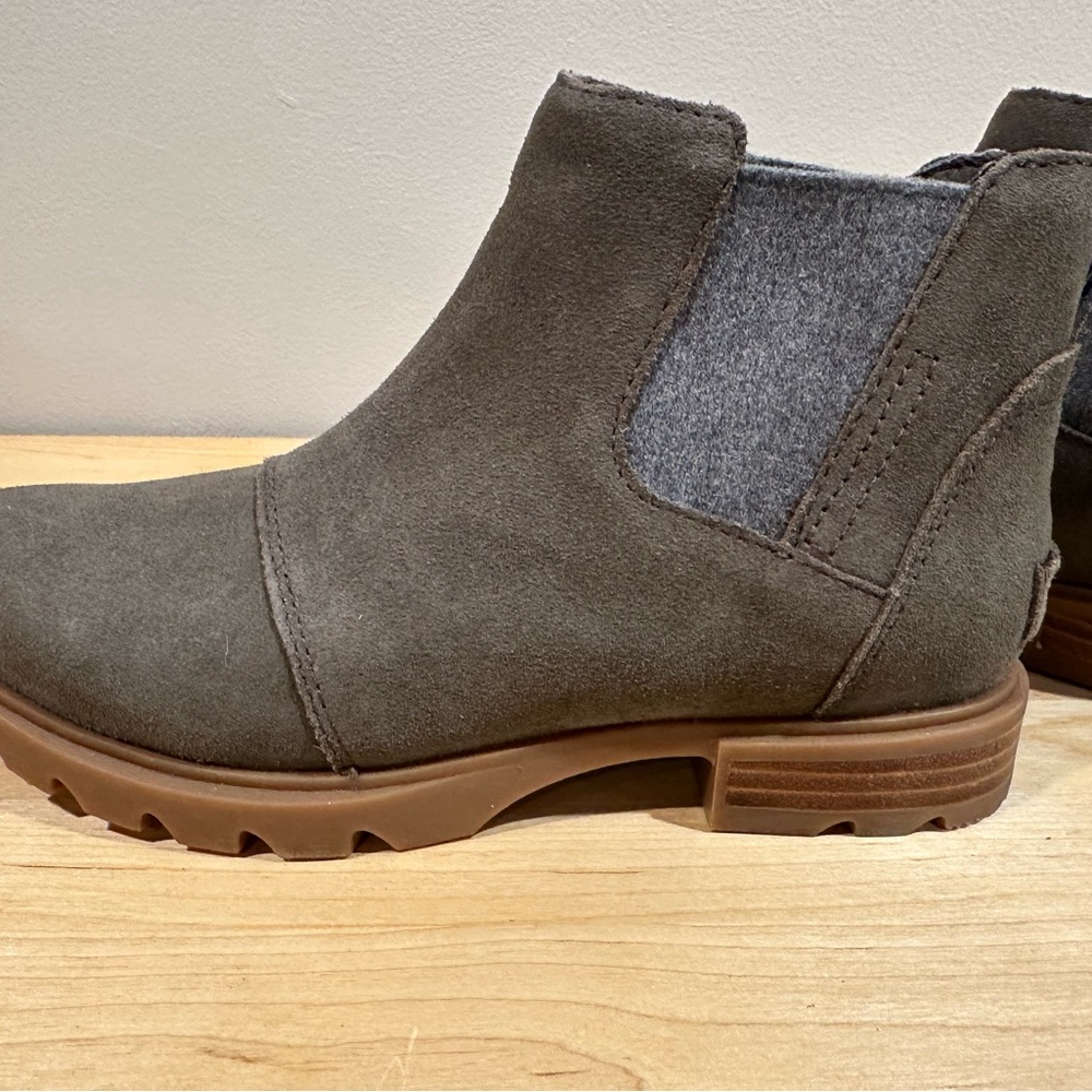 Green Suede Ankle Boots